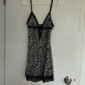 Victoria’s Secret animal print teddy, women’s sized L